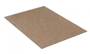 Płyta z **dykty** o brązowym, jednolitym kolorze, leżąca na białym tle. Idealna do projektów DIY.