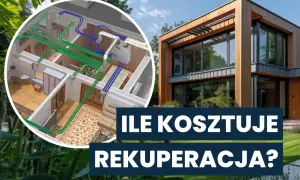 Schemat instalacji rekuperacji w nowoczesnym domu. Dowiedz się, ile kosztuje rekuperacja i jakie korzyści przynosi.