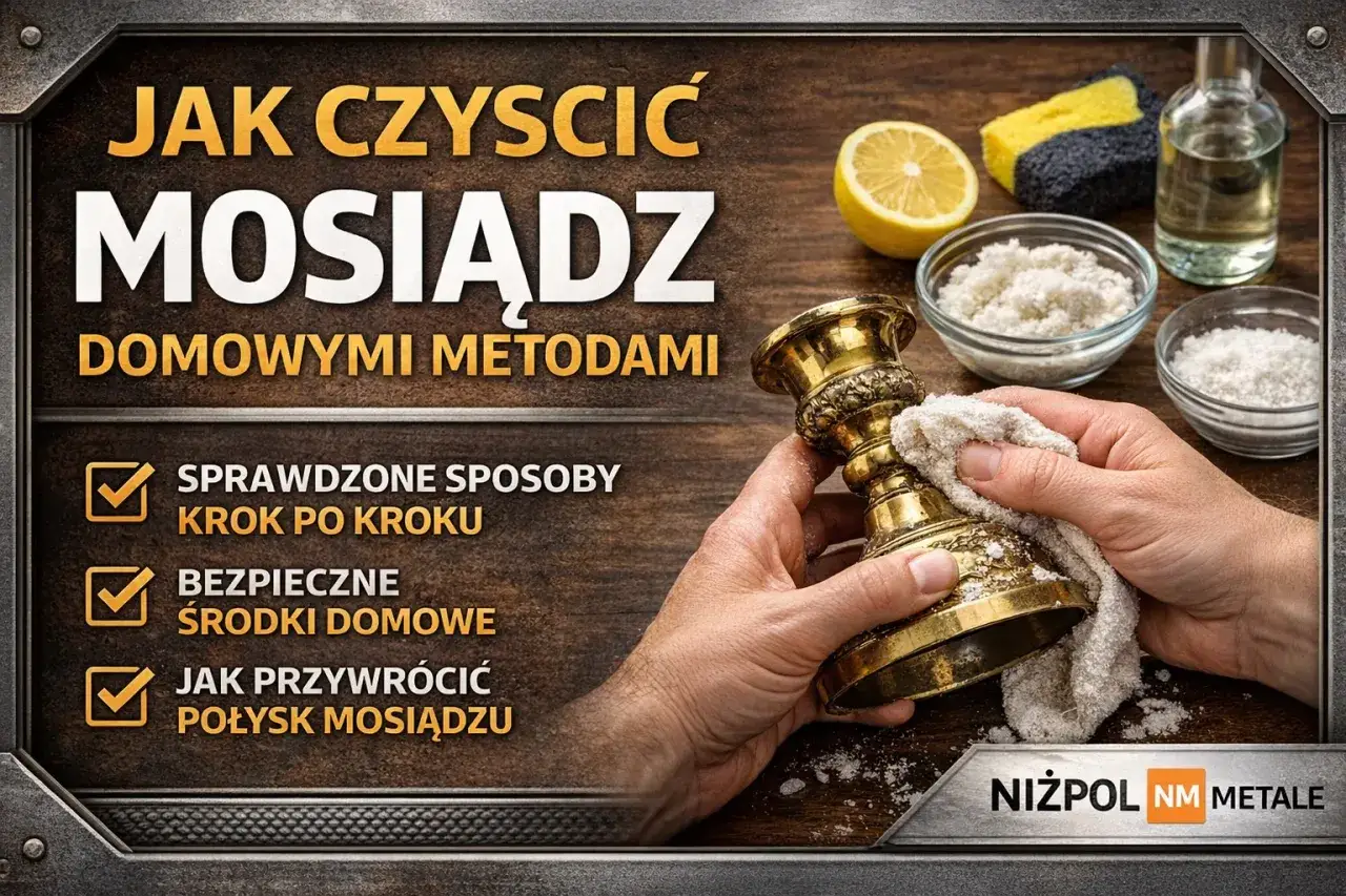 Jak wyczyścić mosiądz domowymi metodami? Na zdjęciu widać czyszczenie mosiężnego świecznika solą i cytryną.