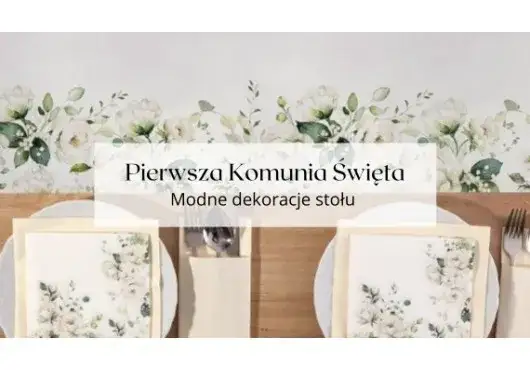 Zdjęcie Jak ozdobić stół na komunię, by zachwycić gości i stworzyć elegancję